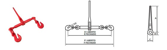 Tensionador tipo catraca